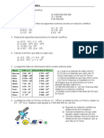 Ejercicios notación científica