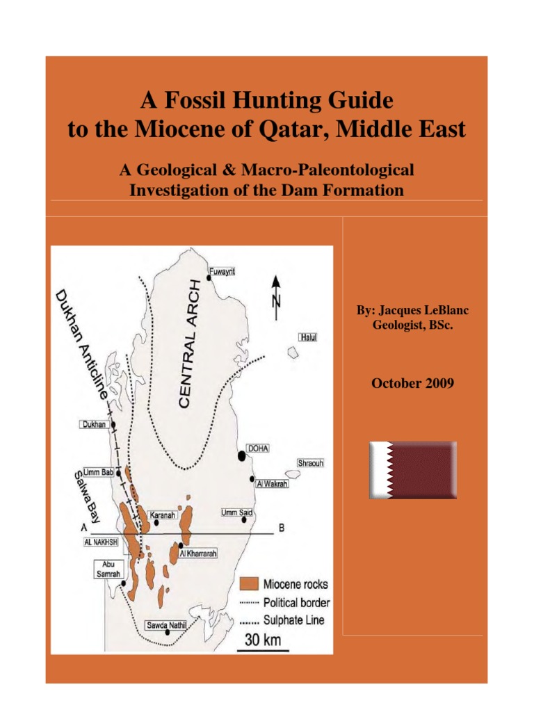 Fossils of The Miocene Dam Formation of Qatar (2009) PDF