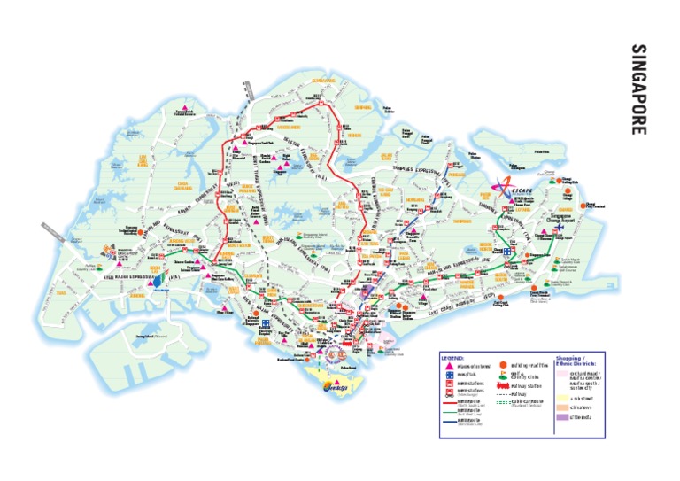 Singapore Transit and Map Overview | PDF | Rapid Transit | Rail ...
