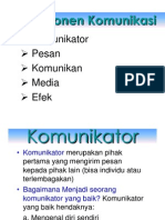 Komponen Komunikasi