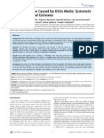 Burden of Disease Caused by Otitis Media: Systematic Review and Global Estimates