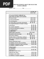 Library Services Satisfaction Survey Questionnaire | PDF | Libraries ...