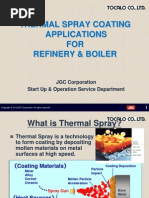 Thermal Spray Coating For Boiler