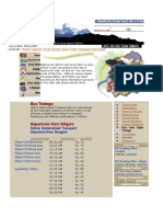 Bus Timings:: Sikkim Nationalized Transport: Departure From Gangtok