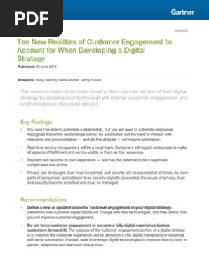 Developing Digital Strategy - 10 New Realities