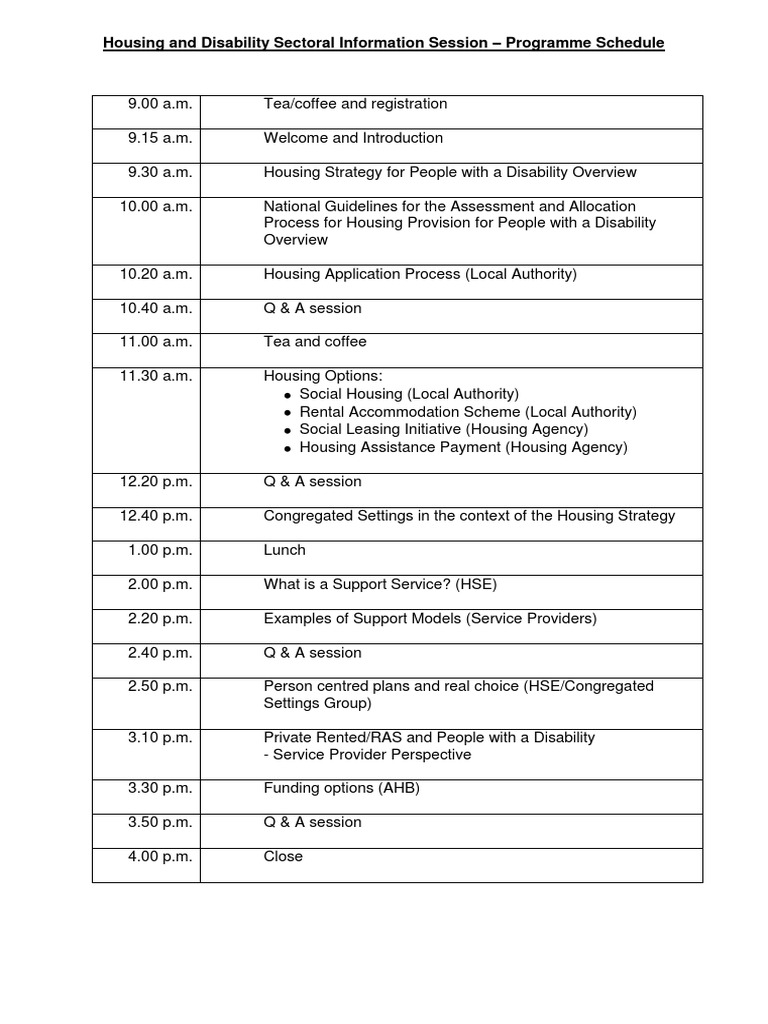 Disability Workshop Programme | PDF | Social Science | Foreign Language ...