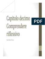 Capitolo Decimo Comprendere Riflessivo: Fine Parte Prima