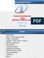 Custom Development Using SAPUI5 HTML5 in NDC