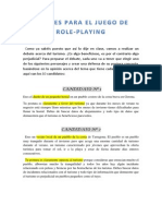 Papeles para El Juego de Roll