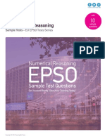 Numerical Reasoning Sample Tests - EU EPSO