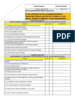 Bridge-125 Coastal and Restricted Waters Checklist