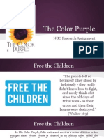 The Color Purple - Ngo Assignment