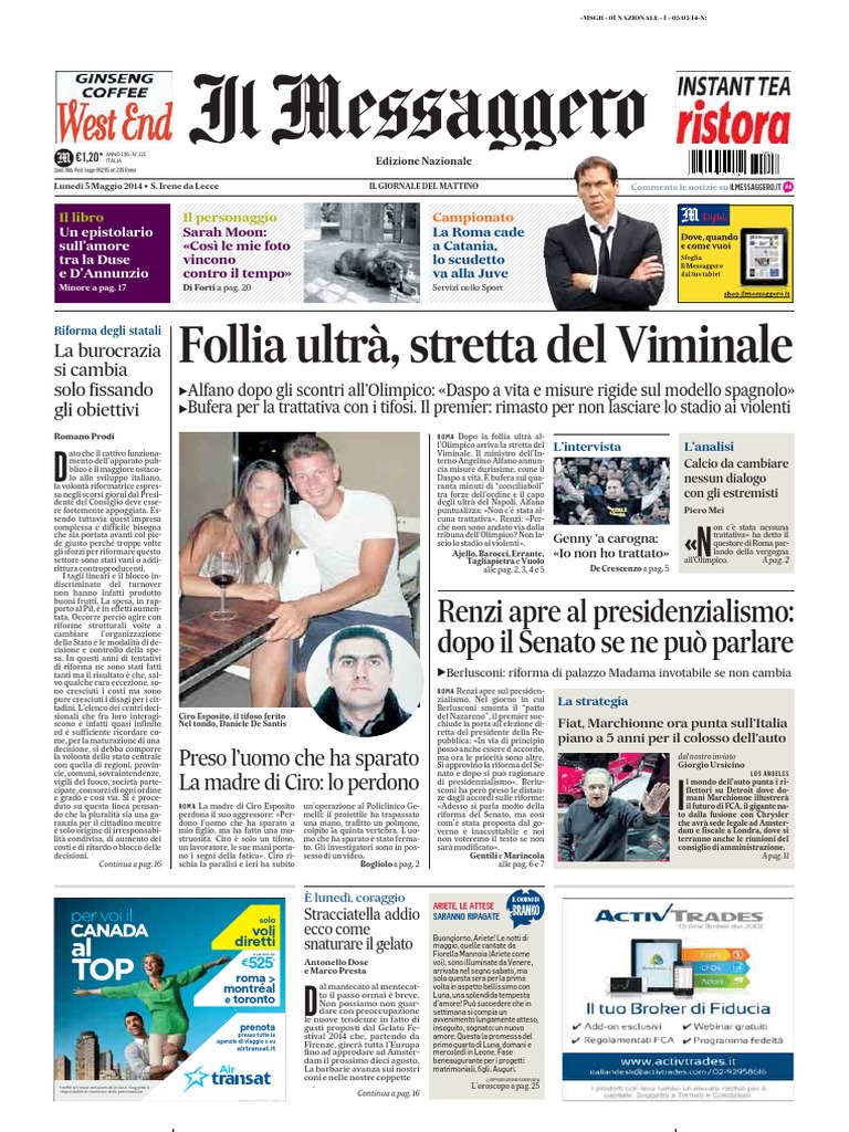 Il Messaggero 05052014