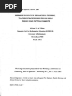 Download Research Evidence on Hierarchical  Thinking Teaching Strategies  the Van Hiele Theory by Michael de Villiers SN22287439 doc pdf
