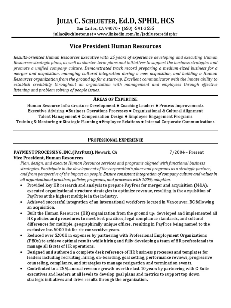 VP Human Resources Strategic Partner - 1601808281