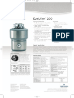 InSinkErator Model Evolution 100 Food Waste Disposer