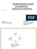 Pregătirea Pentru Situații de Urgență Și (1)