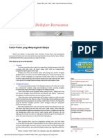 Faktor-Faktor Yang Mempengaruhi Belajar PDF