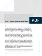 What Was Contemporary Art?: Preamble. Over The Past Decade Critics Within Various Disciplines Have