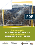 Propuesta de Políticas Públicas Para Una Nueva Mineria en El Perú