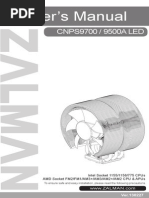 User's Manual: CNPS9700 / 9500A LED