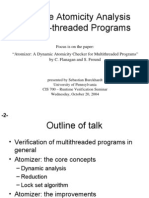 Runtime Atomicity Analysis of Multi-Threaded Programs