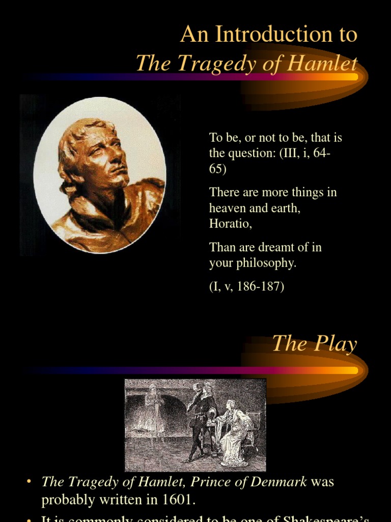 Hamlet Powerpoint PDF Hamlet Oedipus Complex