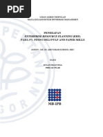 Download UJIAN AKHIR TRIWULANMATA KULIAH SISTEM INFORMASI MANAJEMENPENERAPAN ENTERPRISE RESOURCE PLANNING ERP PADA PT PINDO DELI PULP AND PAPER MILLS by Wisnu SN222898722 doc pdf