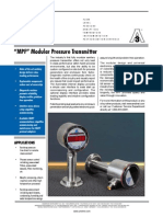 "MPF" Modular Pressure Transmitter: Applications