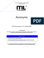 ITILV3 Acronyms English v1 2007