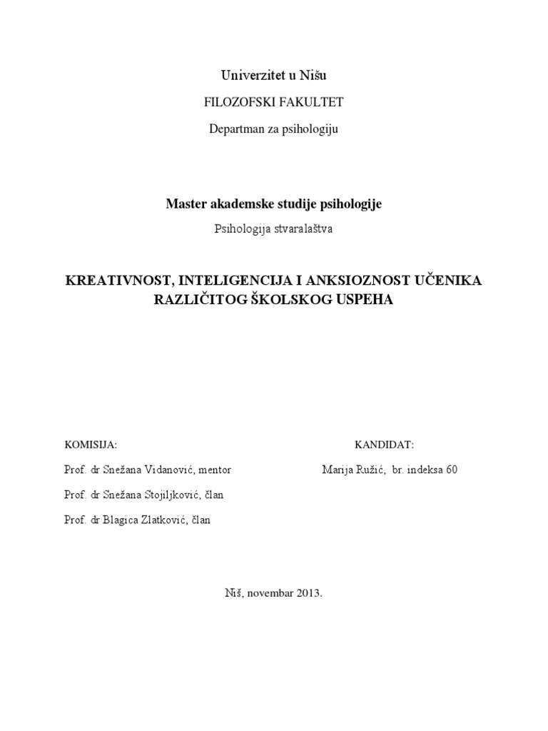 Rad Marija Ruzic | PDF