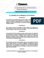 Acuerdo 47-2008 Firmas Electronicas Guatemala