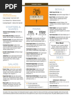 Dinner Menu - Community Food & Juice