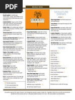 Brunch Menu - Community Food & Juice