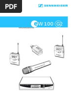 Sennheiser Ew 100 g2 User Guide