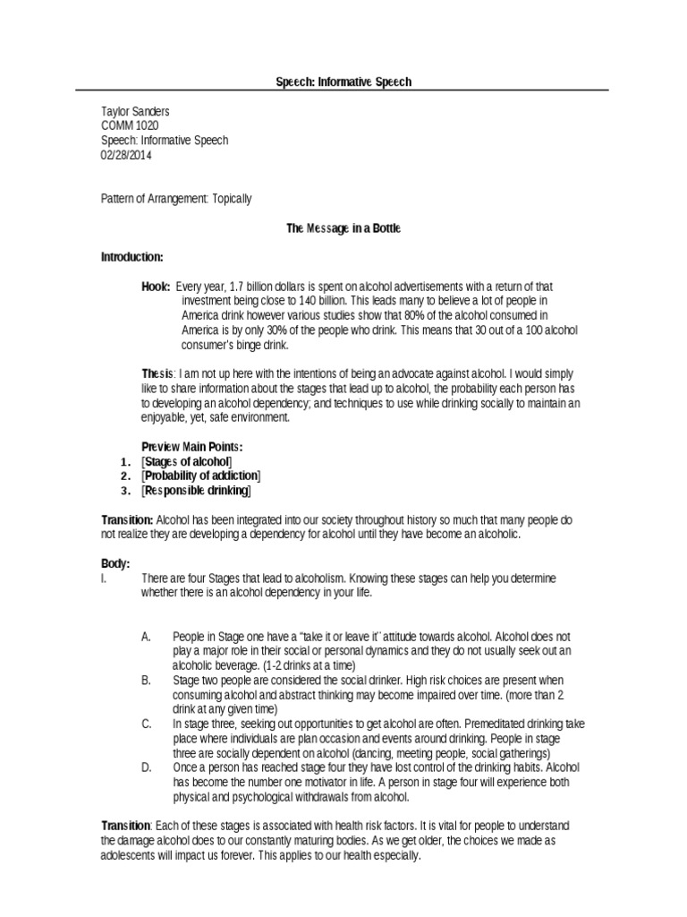 Finished essay outline image