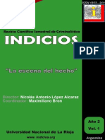 Indicios La Escena Del Hecho