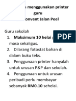 Peraturan Menggunakan Printer Di Sekolah Untuk Guru