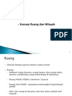 Konsep Ruang Dan Wilayah