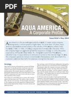 Download Aqua America A Corporate Profile by Food and Water Watch SN222962237 doc pdf