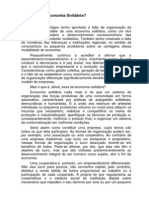 O Que É Uma Economia Solidária