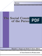 Gergen (2012) Libro The Social Construction of The Person