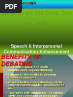 Speakers Are Not Born, They Are Made.: Speech & Interpersonal Communication Enhancement Unit, IIUM