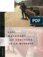 Wacquant, Loic - Las Carceles de La Miseria