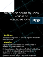 Electrolisis de Una Solucion Acuosa...