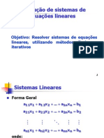 Resolução de Sistemas de Equações Lineares