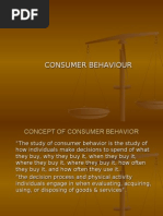 Consumer Behaviour Models