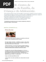 CRESCER- Centro de Psicologia Da Família, Da Criança e Do Adolescente