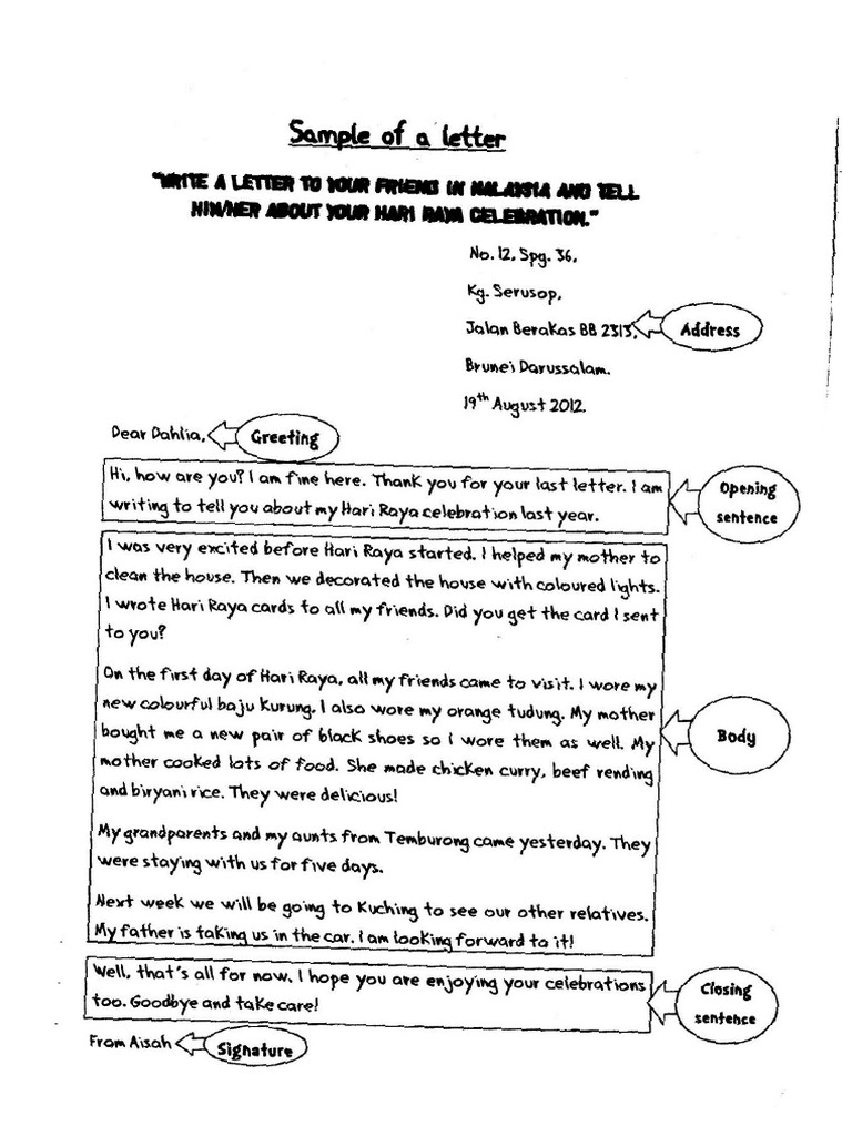Sample Composition Brunei PSR | PDF | Language Arts & Discipline