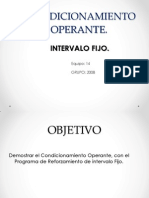 Condicionamiento Operante